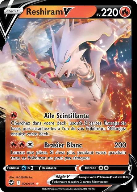 Reshiram-V 24/195 OSMO CARDS