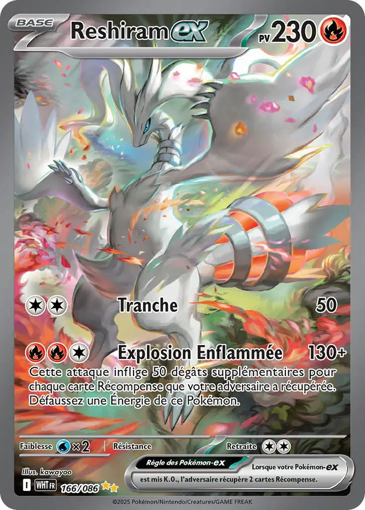 Reshiram ex 166/86 OSMO CARDS