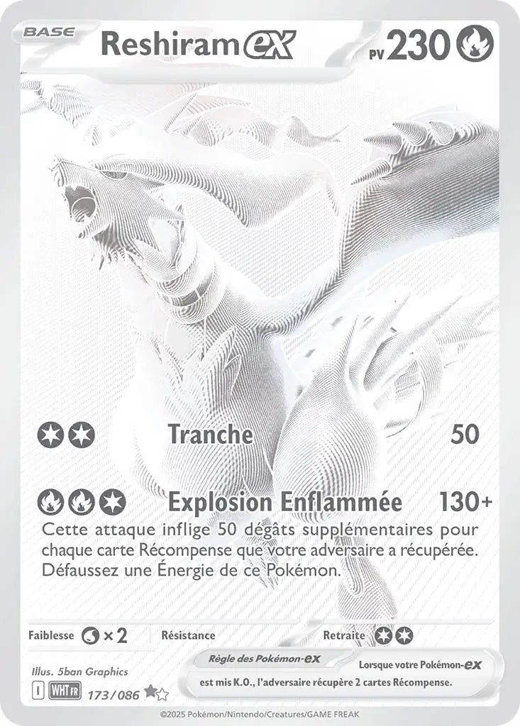 Reshiram ex 173/86 OSMO CARDS
