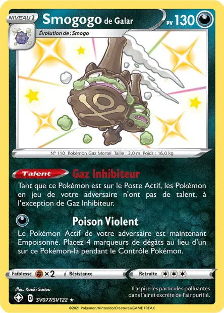 Smogogo de Galar SV77 OSMO CARDS