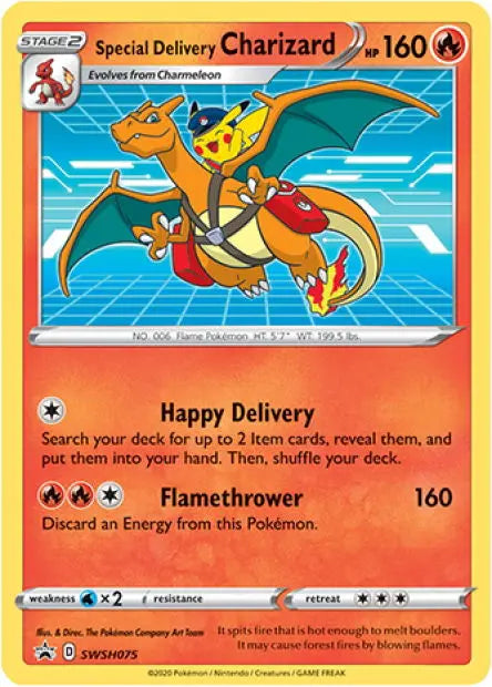 Special Delivery Dracaufeu SWSH075 OSMO CARDS