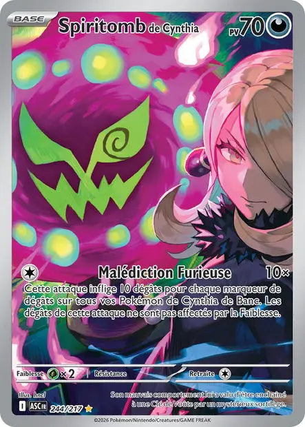 Spiritomb de Cynthia 244/217 OSMO CARDS