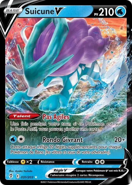 Suicune‑V 31/203 OSMO CARDS