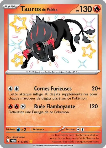 Tauros de Paldea 111/91 OSMO CARDS