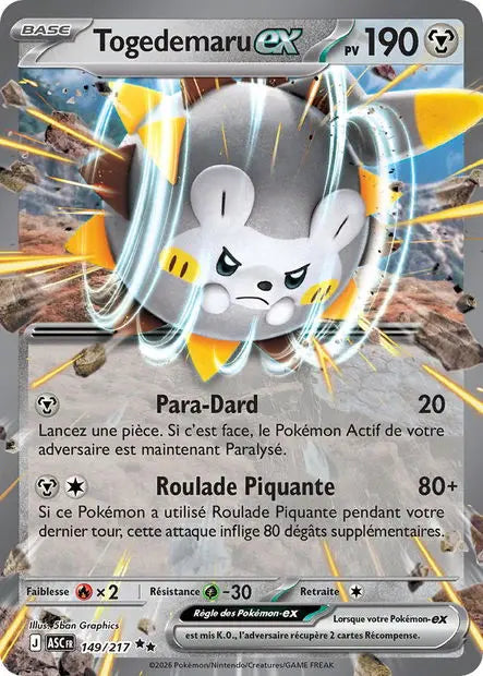Togedemaru ex 149/217 OSMO CARDS