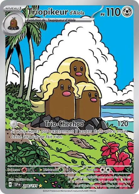 Triopikeur d'Alola 208/191 OSMO CARDS