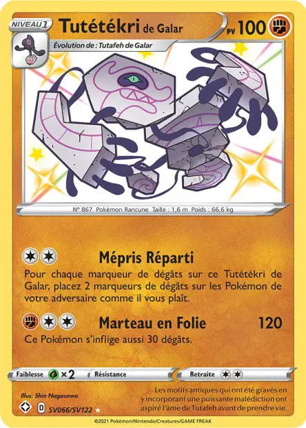 Tutétékri de Galar SV66 OSMO CARDS