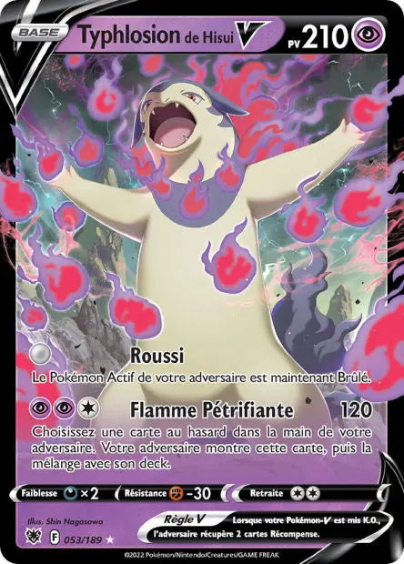 Typhlosion de Hisui-V 53/189 OSMO CARDS