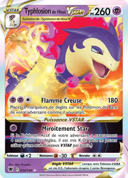 Typhlosion de Hisui-VSTAR 54/189 OSMO CARDS