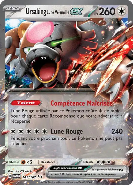 Ursaking Lune Vermeille ex 141/167 OSMO CARDS