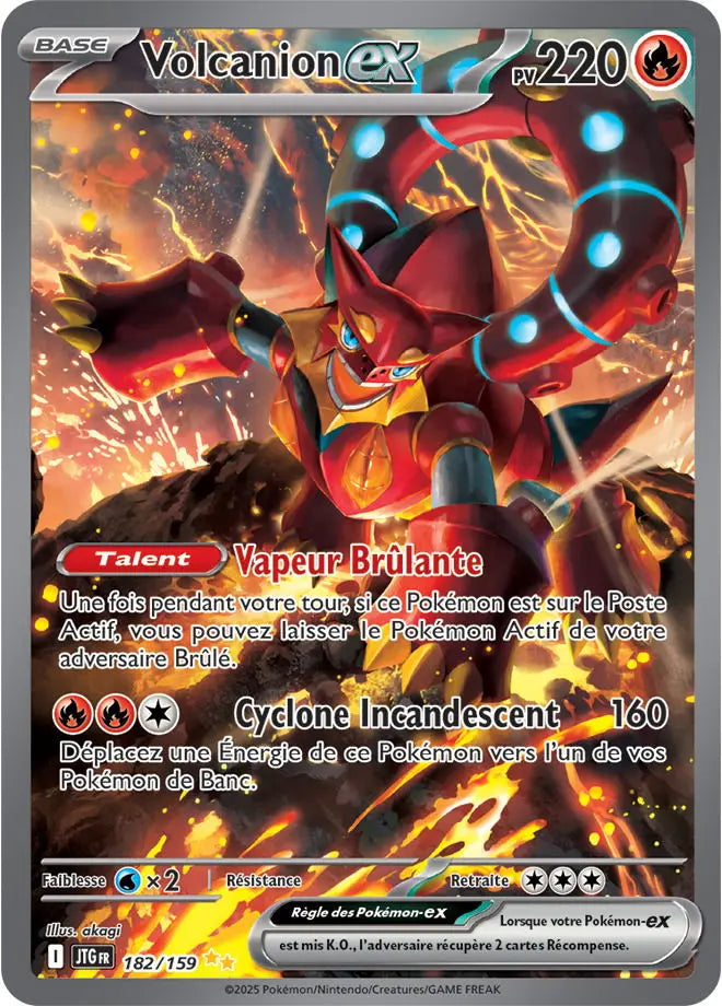 Volcanion ex 182/159 OSMO CARDS