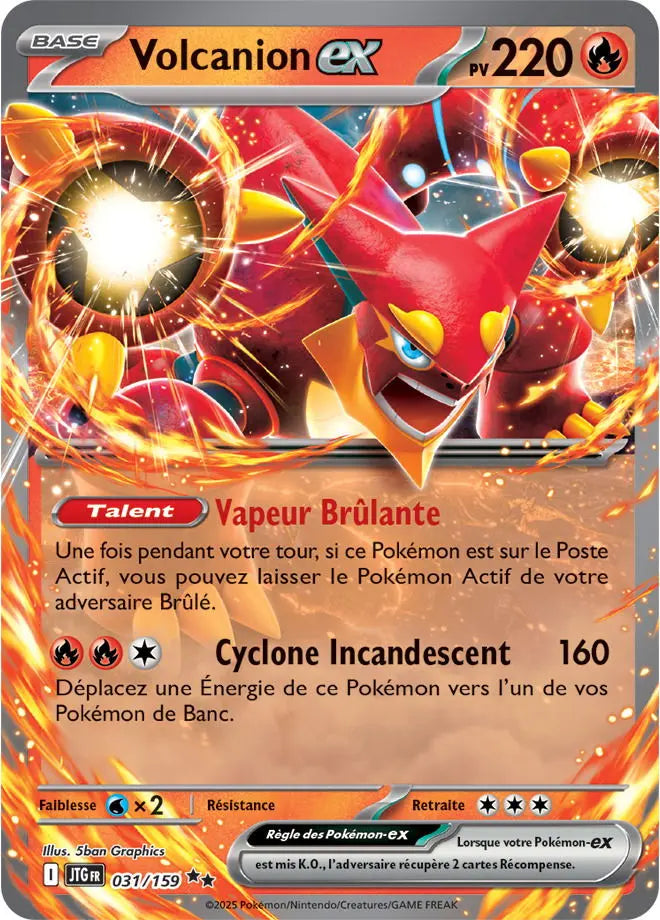 Volcanion ex 31/159 OSMO CARDS