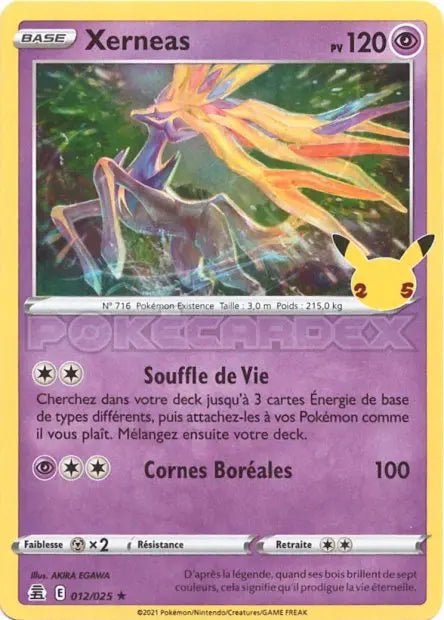 Xerneas 12/25 OSMO CARDS