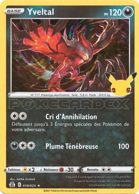 Yveltal 19/25 OSMO CARDS