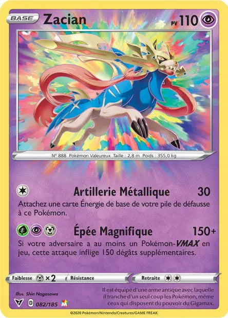 Zacian 82/185 OSMO CARDS