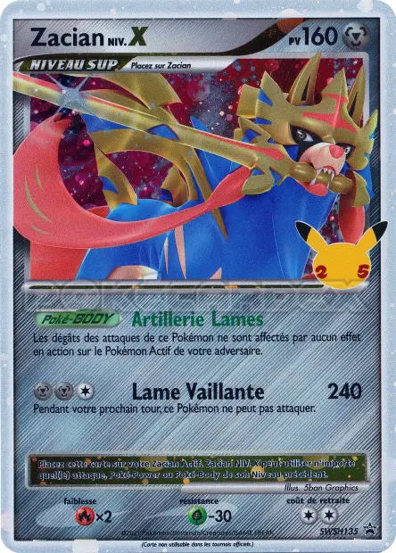 Zacian Niv.X SWSH135 OSMO CARDS