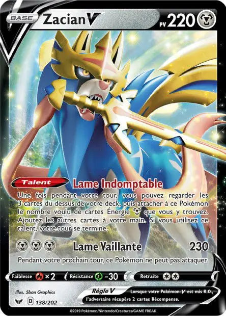 Zacian-V 138/202 OSMO CARDS