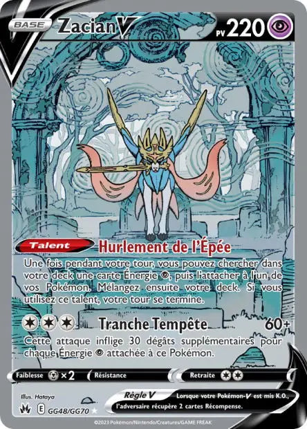 Zacian-V GG48 OSMO CARDS
