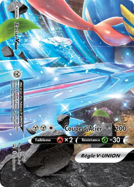 Zacian-V-UNION SWSH165 OSMO CARDS
