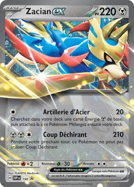 Zacian ex 198 OSMO CARDS