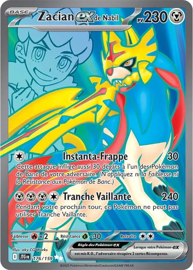 Zacian ex de Nabil 176/159 OSMO CARDS