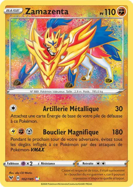 Zamazenta 102/185 OSMO CARDS