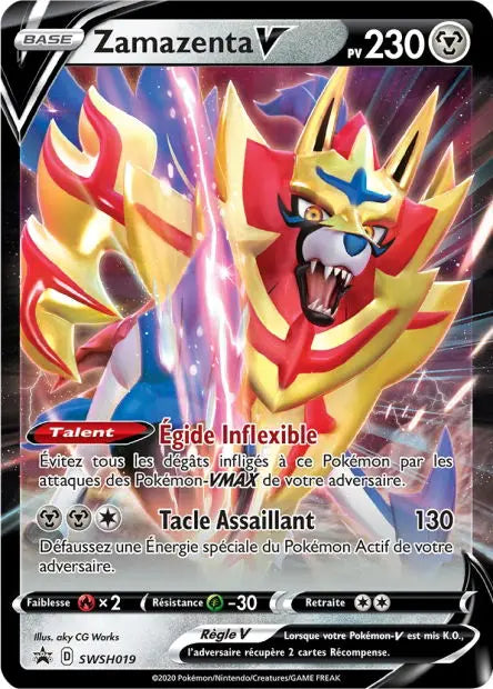 Zamazenta-V SWSH019 OSMO CARDS