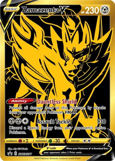 Zamazenta-V SWSH077 OSMO CARDS