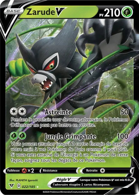 Zarude-V 22/185 OSMO CARDS