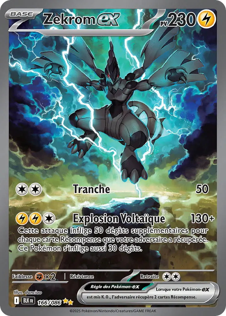 Zekrom ex 166/86 OSMO CARDS