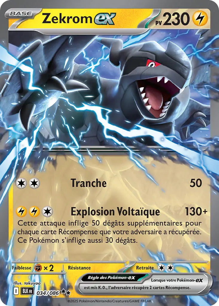 Zekrom ex 34/86 OSMO CARDS