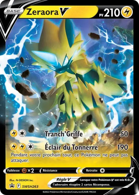 Zeraora-V SWSH263 OSMO CARDS