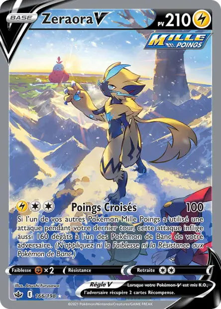 Zeraora‑V 166/198 OSMO CARDS