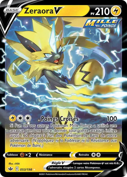 Zeraora‑V 53/198 OSMO CARDS