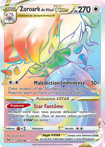 Zoroark de Hisui-VSTAR 203/196 OSMO CARDS