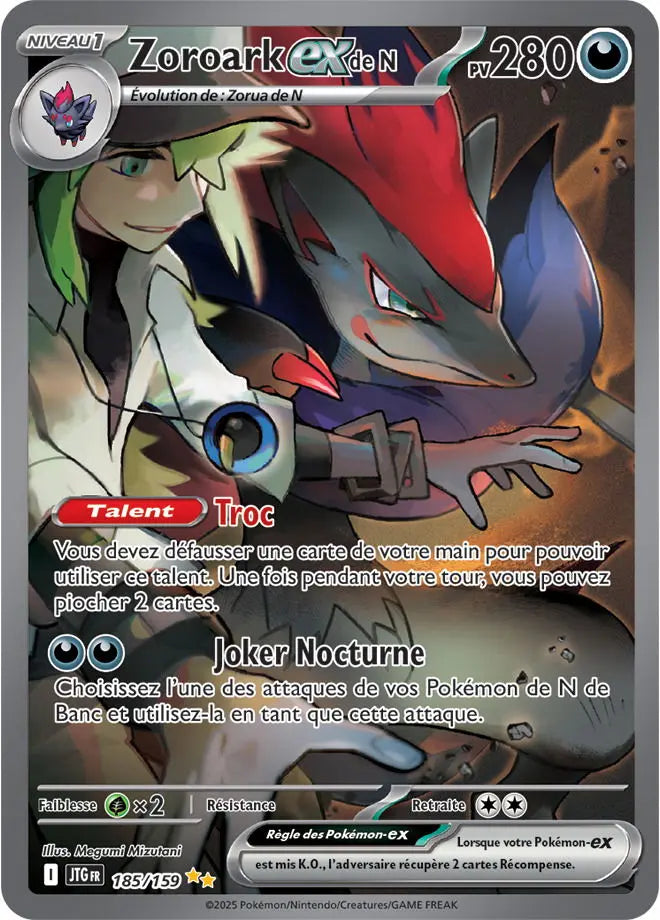 Zoroark ex de N 185/159 OSMO CARDS