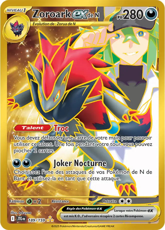 Zoroark ex de N 189/159 OSMO CARDS