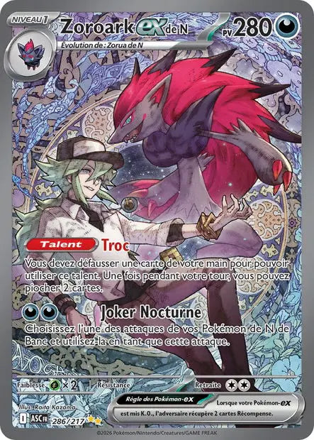 Zoroark ex de N 286/217 OSMO CARDS